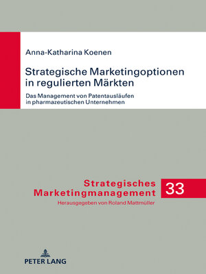 cover image of Strategische Marketingoptionen in regulierten Maerkten